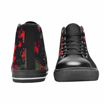 WOMEN'S Military Camouflage Blotch High Top Canvas Y2K Shoes