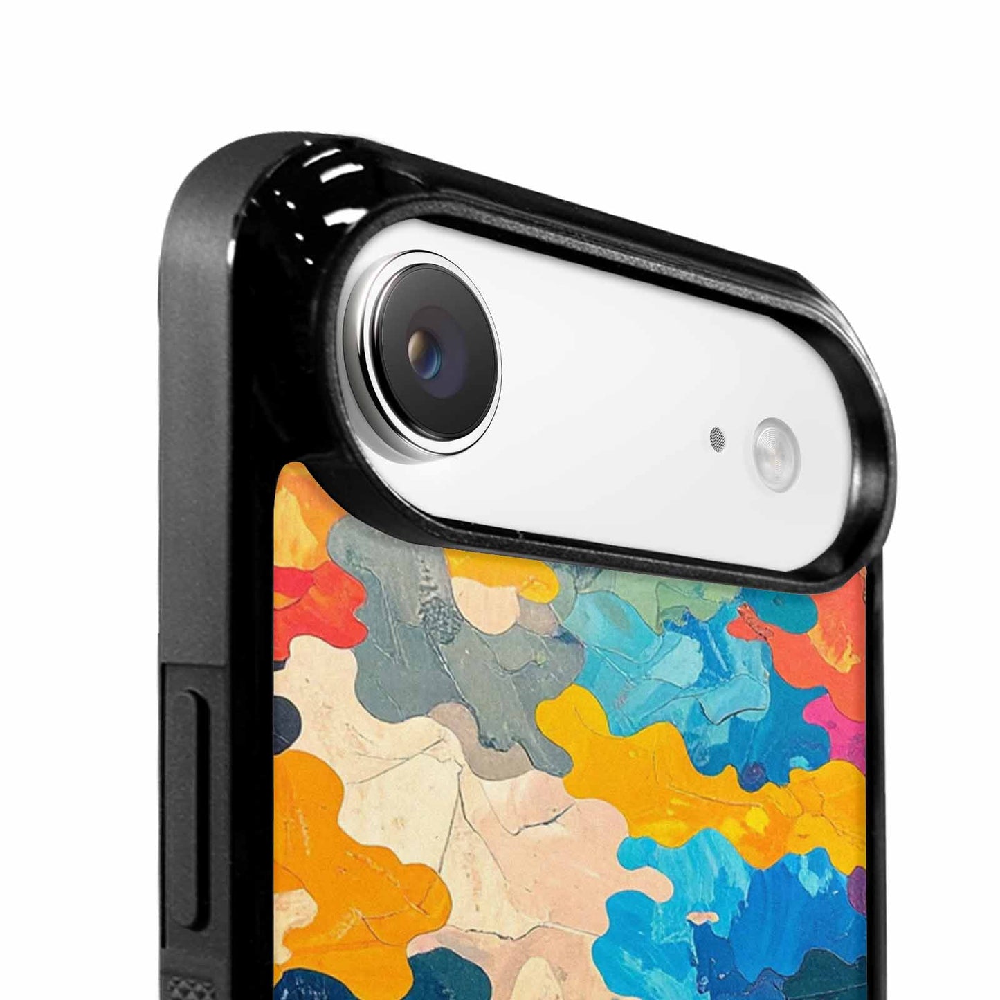 iPhone 17 Air Case — Camo Patches Full Color Vibrant Camo, Personalized Phone Case