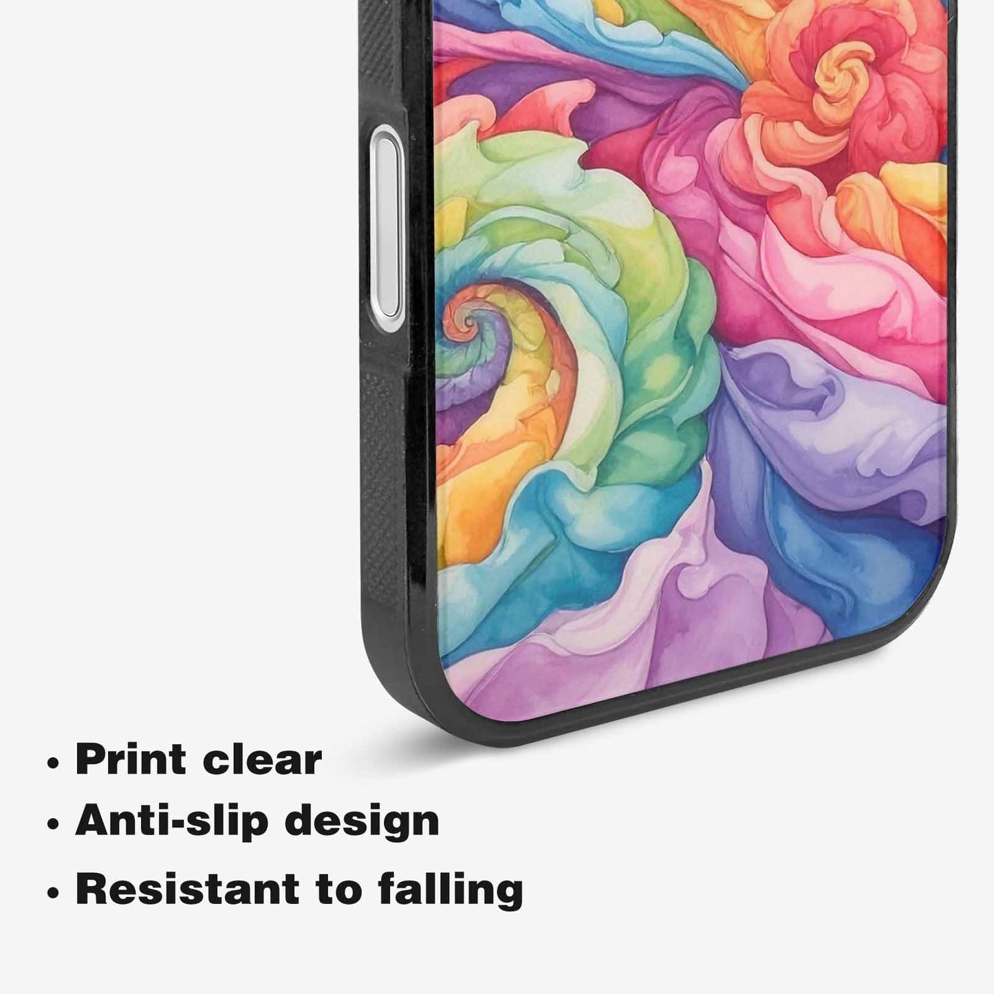 iPhone 16 Plus Case — Tie Dye Swirls Tie Dye Swirls, Custom Print Case Cover
