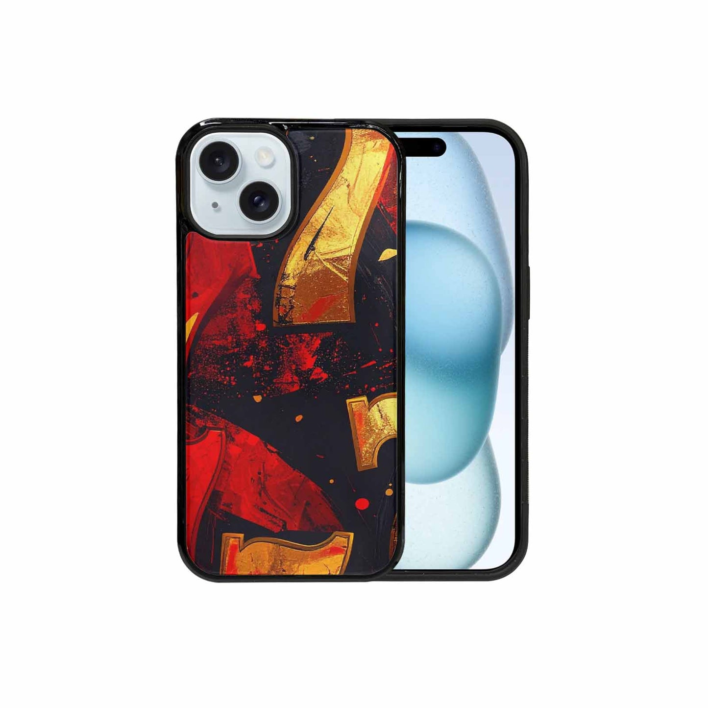 iPhone 15 Case — Dice And Casino Pattern Seamless Repeat, Custom Made Phone Cover