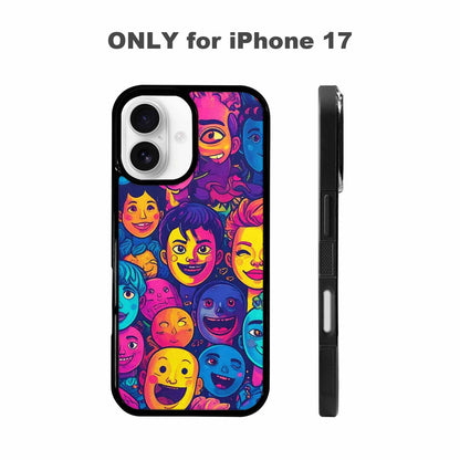 iPhone 17 Case — Small Funny Looking Cartoon Cute, Custom Made Phone Cover