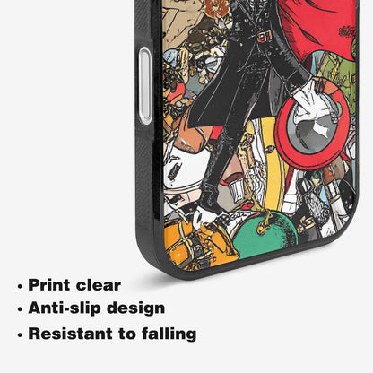iPhone 16 Plus Case — Noir Spy Silhouette Pen Ink Noir, Personalized Phone Case