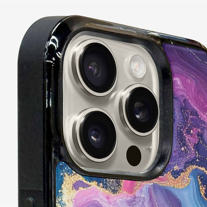 iPhone 16 Pro Case — Marble Galaxy, Unique Phone Case Design