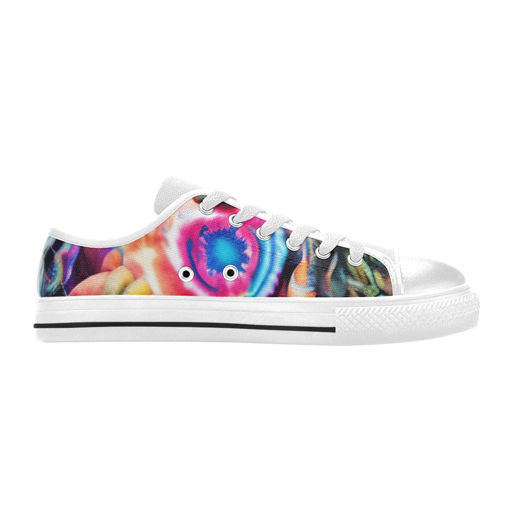 MEN'S Cc Tie Dye Woman Canvas Neon Fantasy Shoes