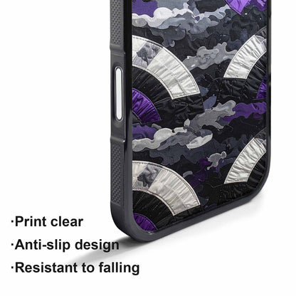 iPhone 17 Pro Case — Vivid Camo Asexual Pride Camo, Personalized Phone Case