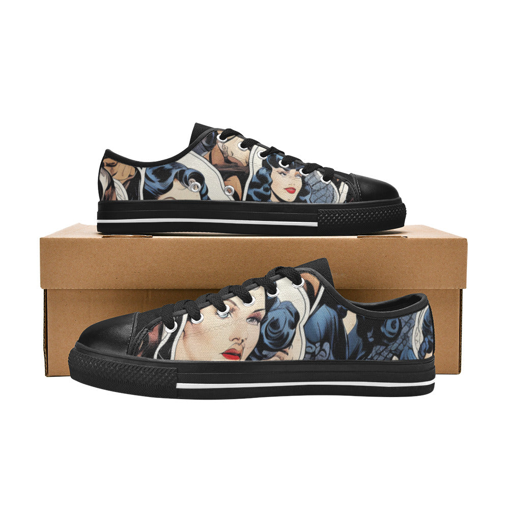 WOMEN'S Cc Retro Faces Canvas Vivid Shoes