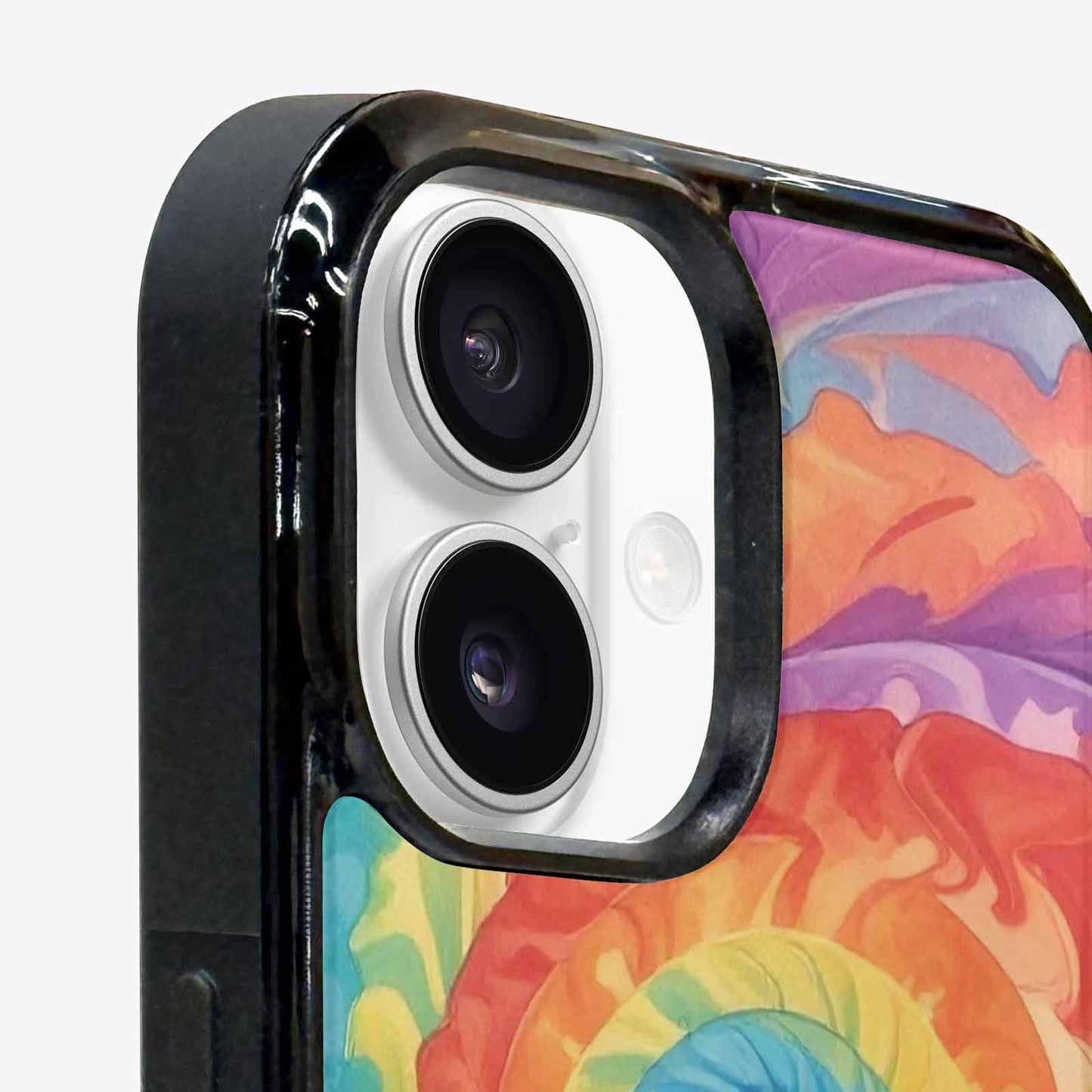 iPhone 16 Case — Tie Dye Swirls Tie Dye Swirls, Custom Print Case Cover