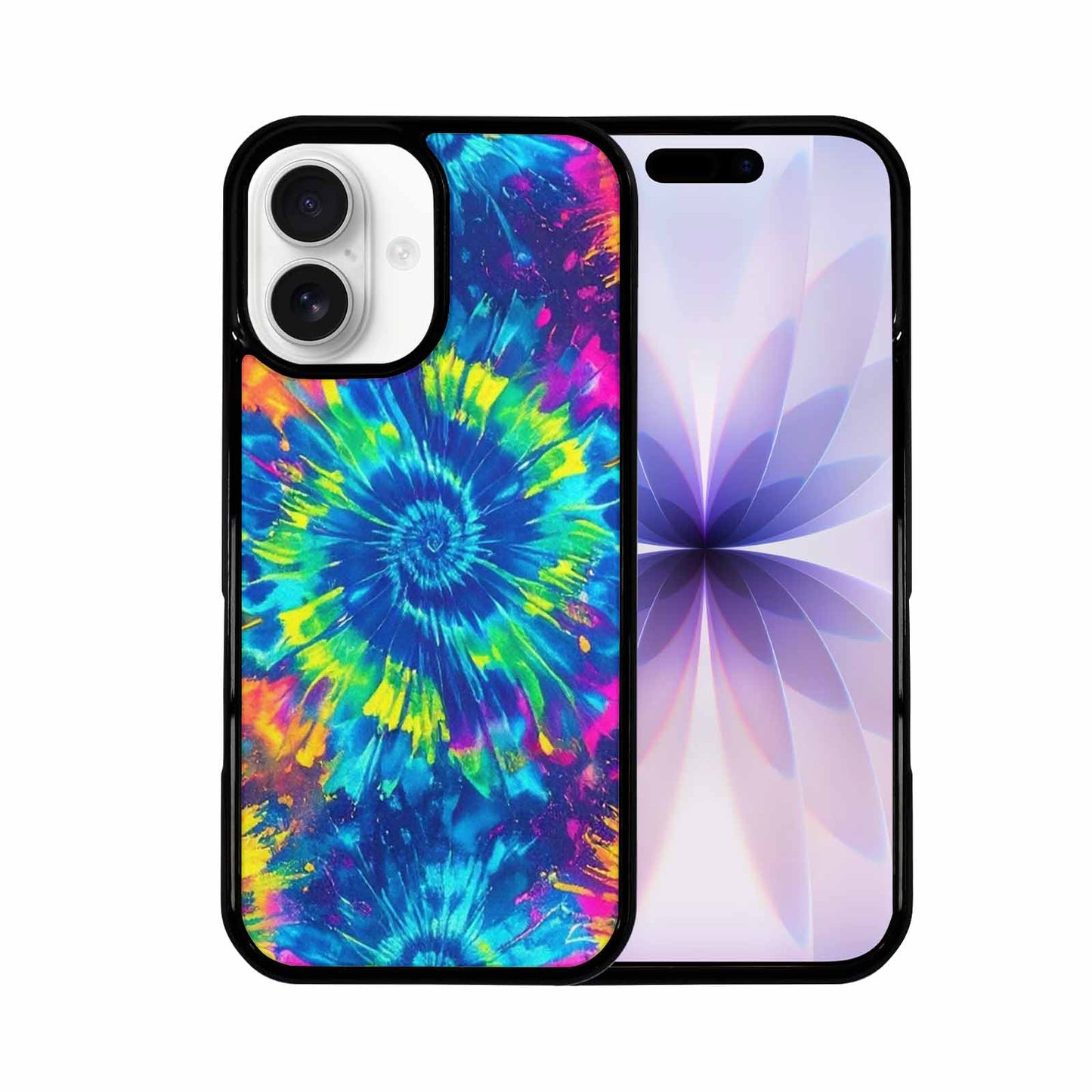 iPhone 17 Case — Tie Dye Neon Acid Tie Dye, Custom Made Phone Cover
