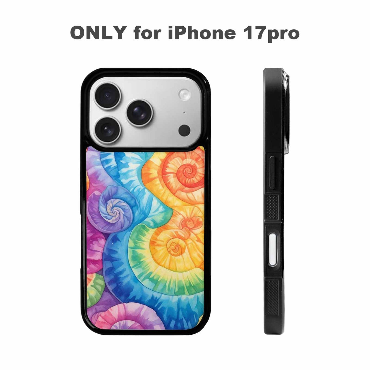 iPhone 17 Pro Case — Tie Dye Swirls Tie Dye Tie, Custom Phone Case