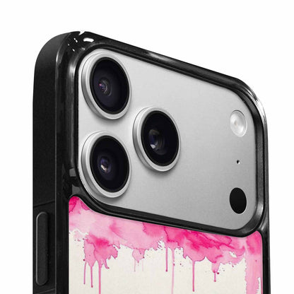 iPhone 17 Pro Case — Sunflower Burst Black Pink Ink Floral, Custom Made Phone Cover