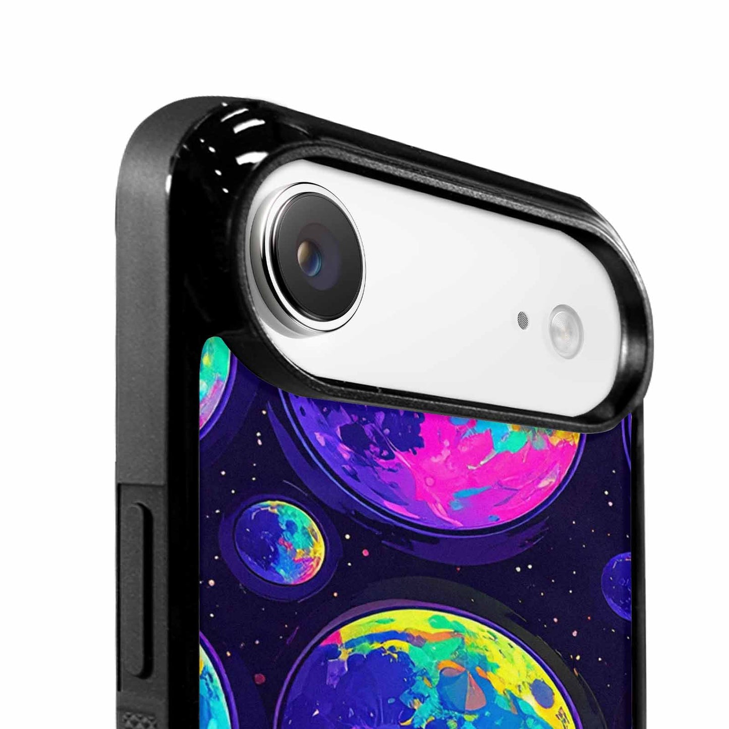 iPhone 17 Air Case — Neon Winter Moon Seamless Cartoon Cute, Custom Made Phone Cover