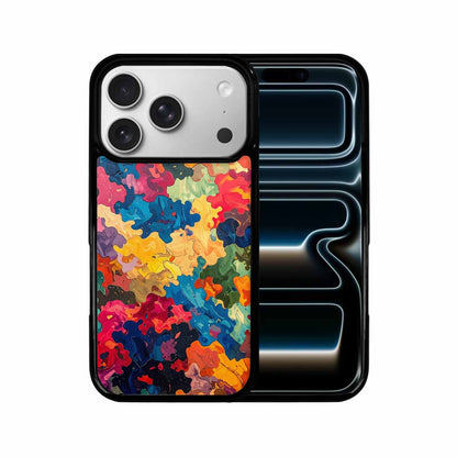 iPhone 17 Pro Case — Camo Patches Full Color Vibrant Camo, Personalized Phone Case