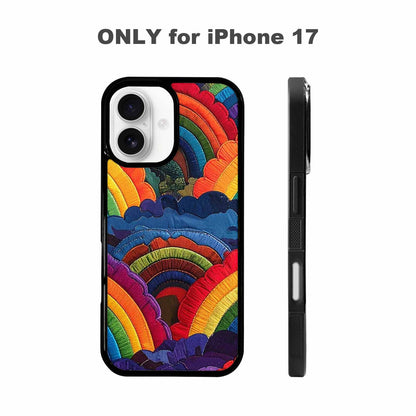 iPhone 17 Case — Vivid Camo Rainbow Camo, Original Design Phone Case