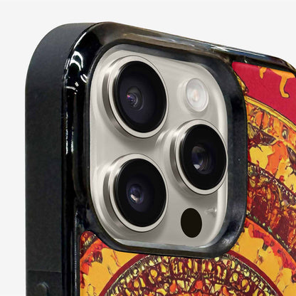 iPhone 15 Pro Max Case — Mandala Lions Custom, Unique Phone Case Design