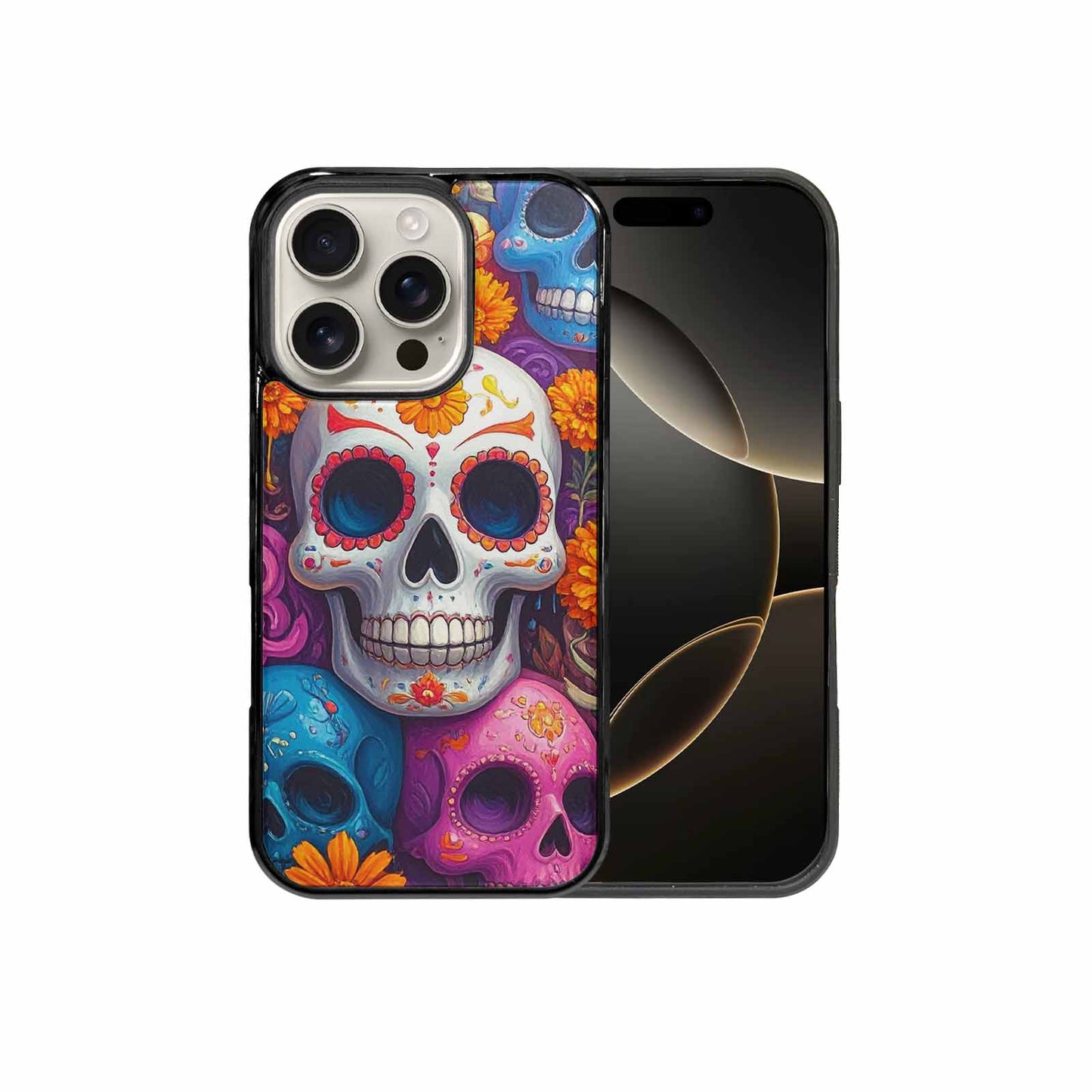 iPhone 16 Pro Case — Sugar Skullsmelting Sugar Skulls Cpn, Customized Protective Case