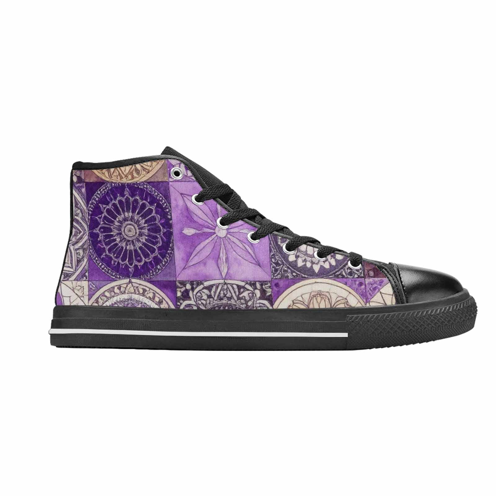 WOMEN'S Mandala High Top Canvas Vivid Shoes