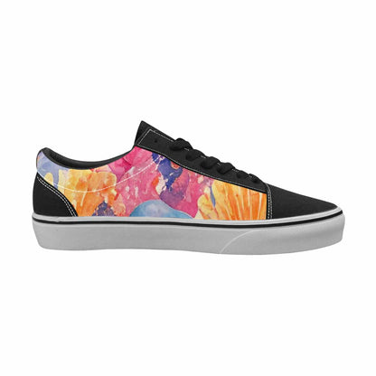 WOMEN'S Fish Scale Coral Canvas Lace-Up Dreamcore Sneakers