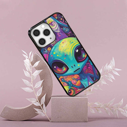 iPhone 15 Pro Max Case — Cartoon Alien Characters Personalized Phone Cover, Original Design Phone Case
