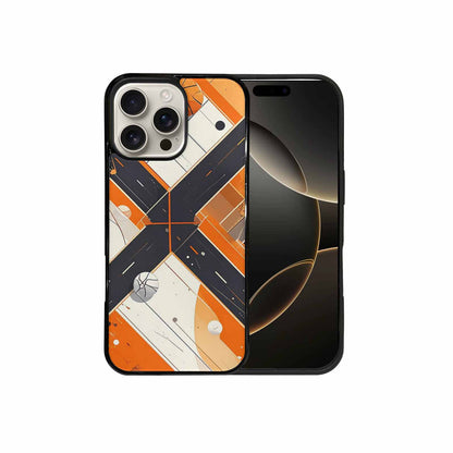 iPhone 16 Pro Max Case — Basketball Pattern Court Lines And Balls, Custom Phone Case