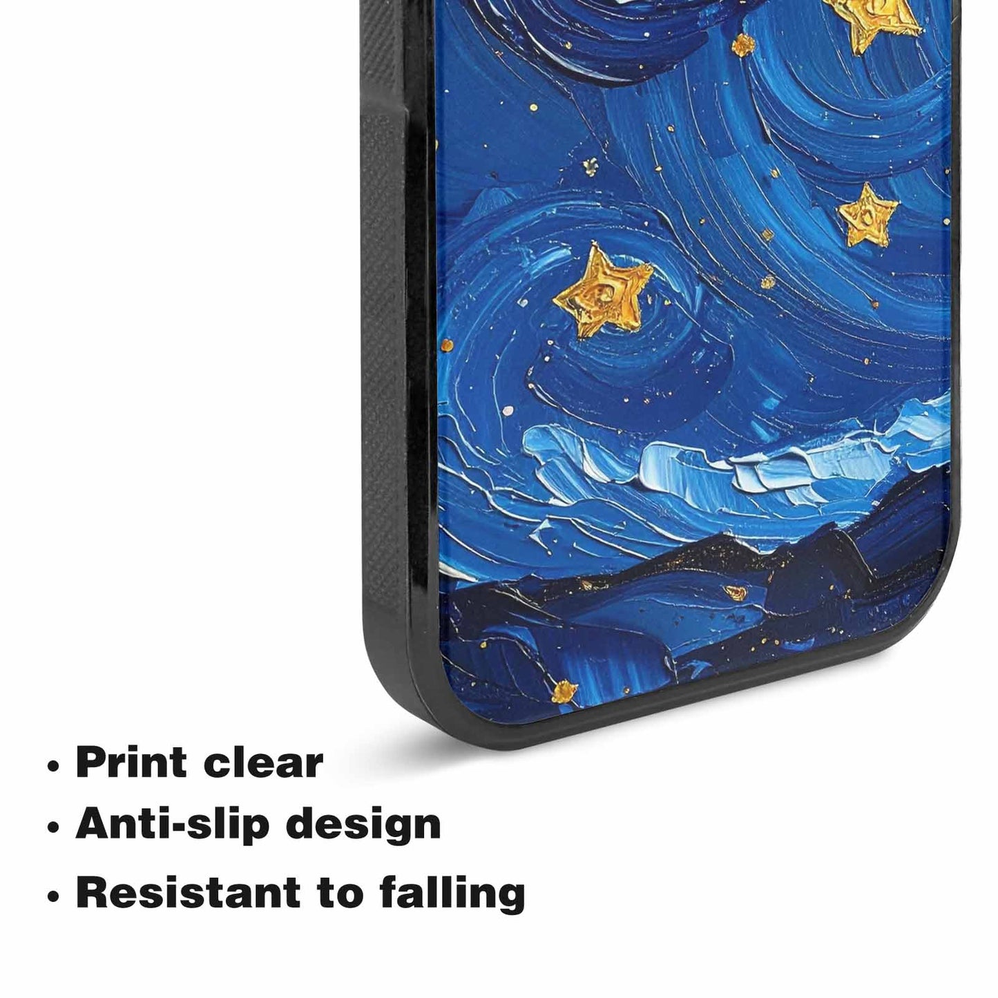 iPhone 15 Case — Starry Night Galaxy Custom, Custom Print Case Cover