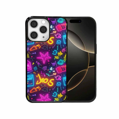 iPhone 15 Pro Max Case — 80s Retro Motif 80s Retro Motifs, Custom Printed Phone Case
