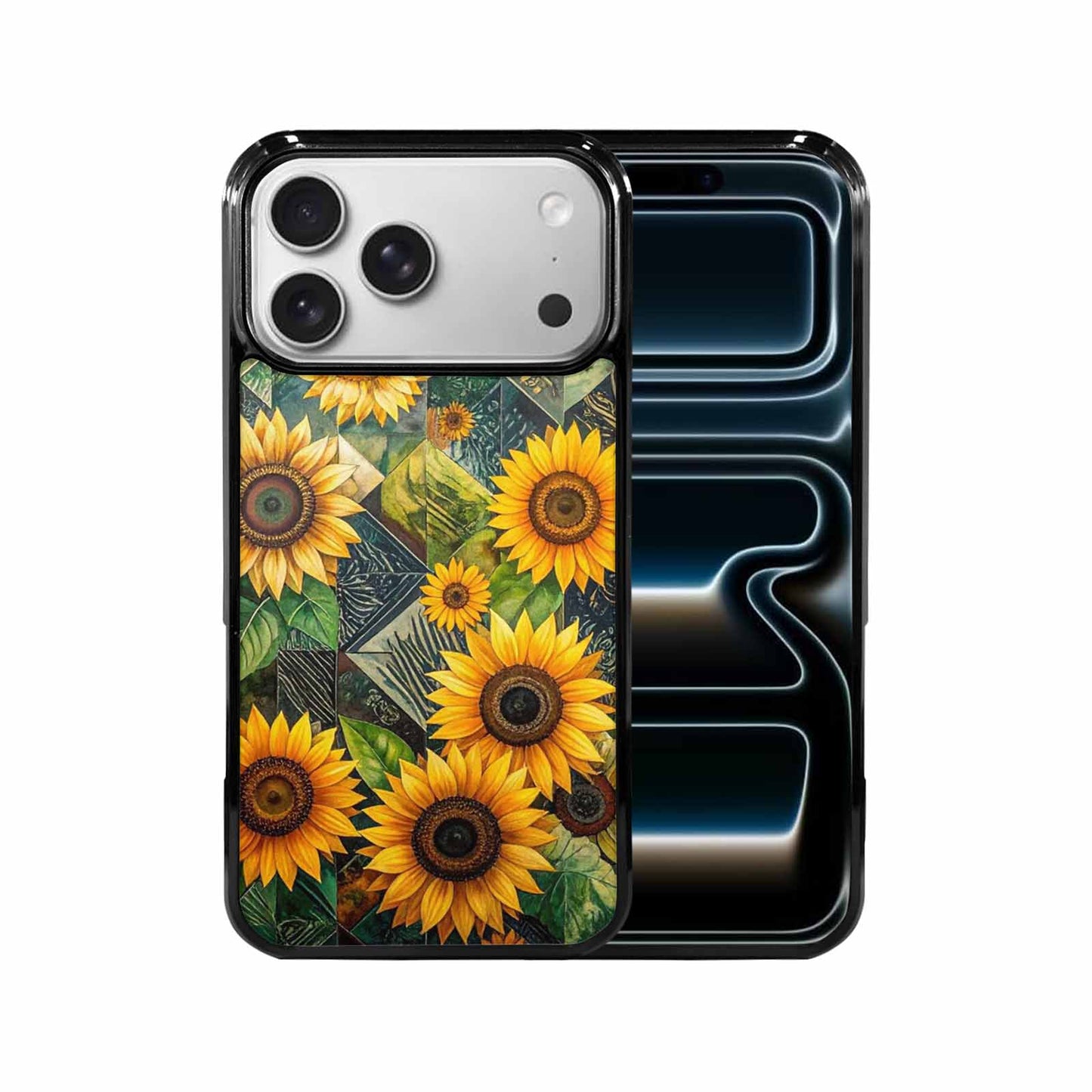 iPhone 17 Pro Max Case — Blend Melt Them Together Floral, Custom Designed Case Cover