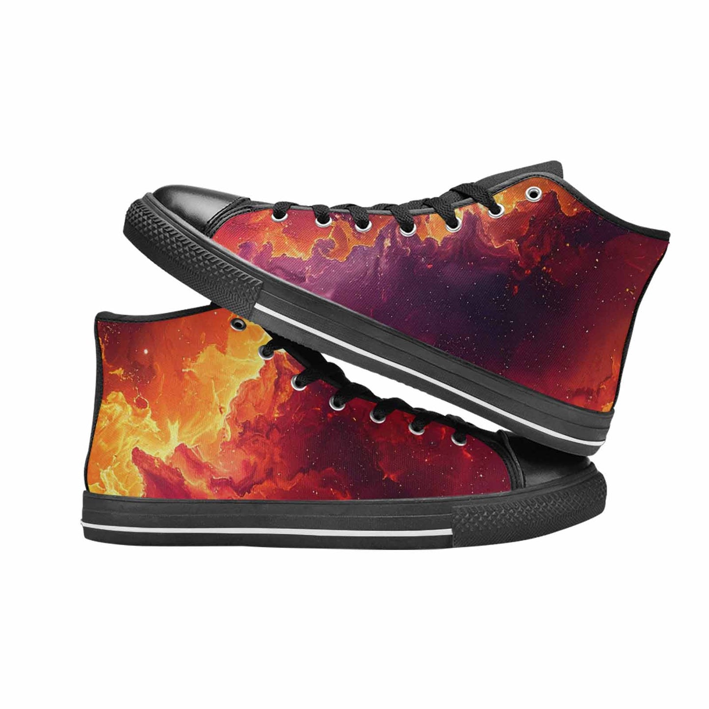 MEN'S Galaxy Art - High Top Canvas Dreamcore Sneakers