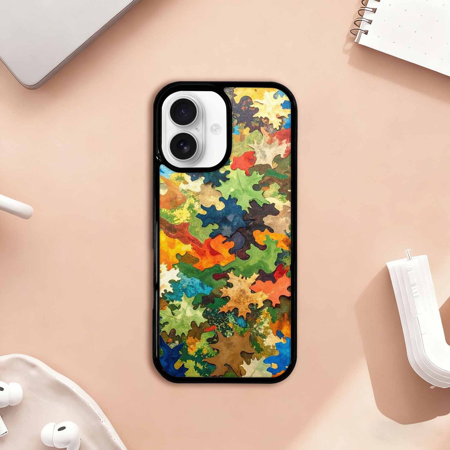 iPhone 17 Case — Camo Patches Full Color Camo, Custom Designed Case Cover
