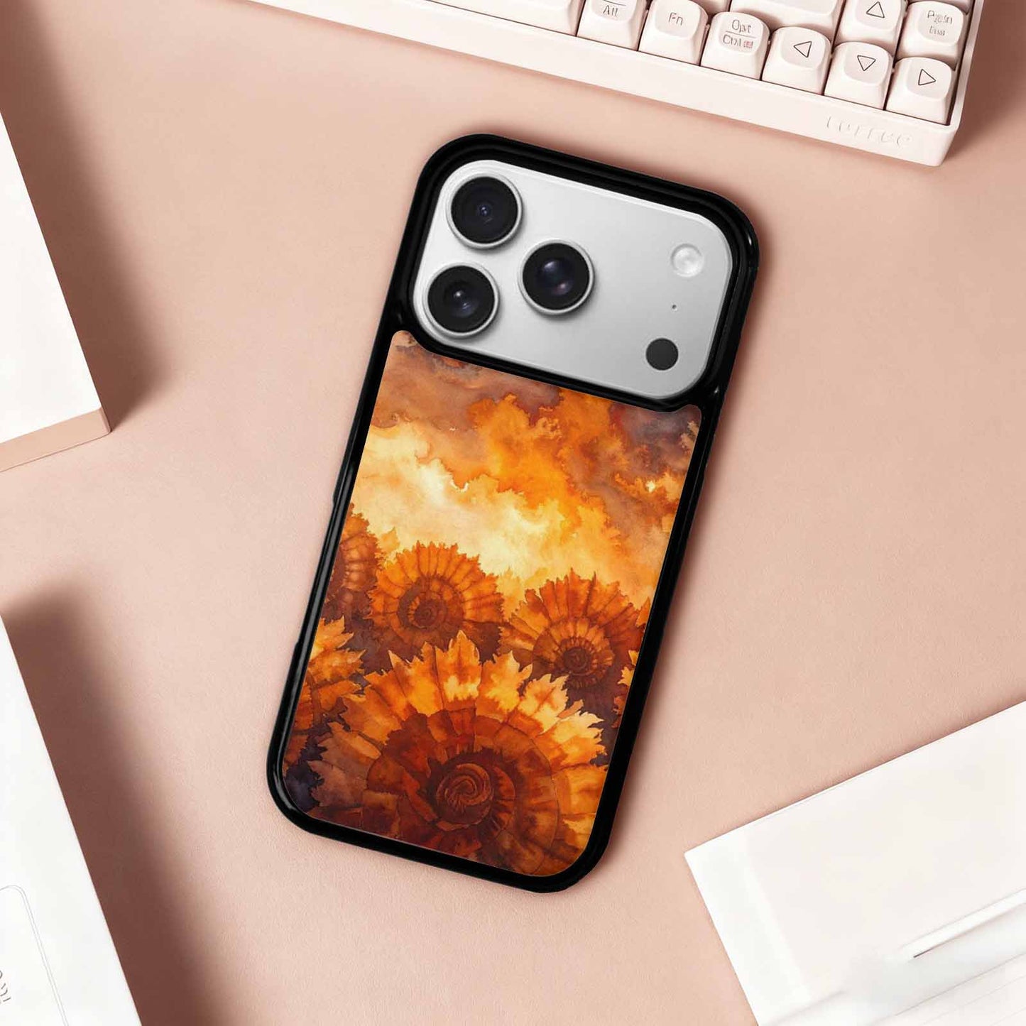 iPhone 17 Pro Case — Seamless Repeating Pattern Of Overlapping Tie, Custom Printed Phone Case