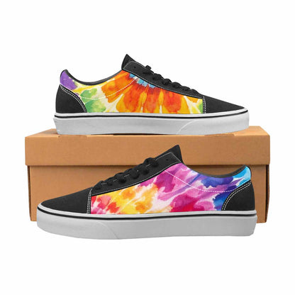 MEN'S Tie Dye Swirl Canvas Lace-Up Vivid Sneakers