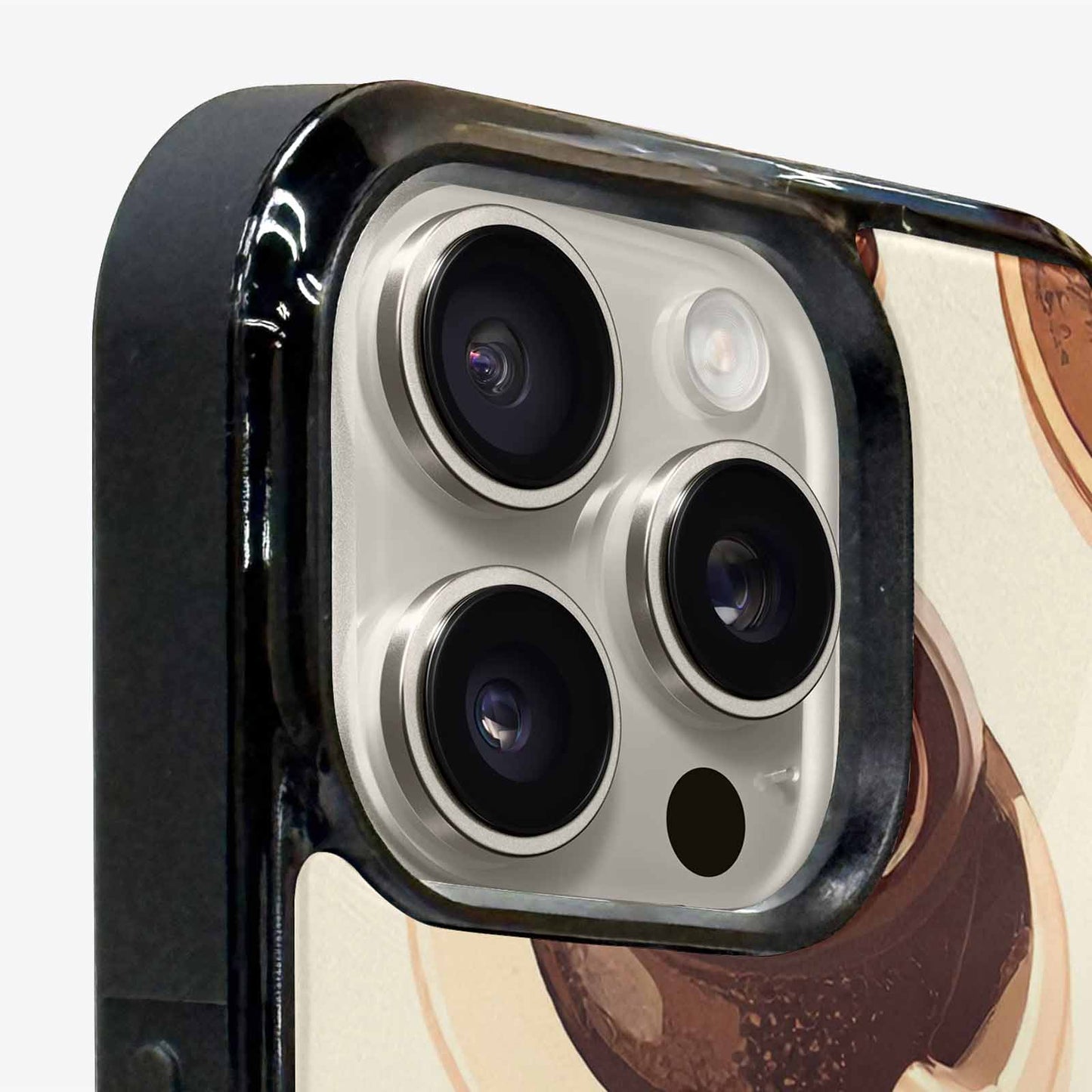 iPhone 16 Pro Max Case — Coffee Cup And Bean Pattern Seamless, Original Design Phone Case