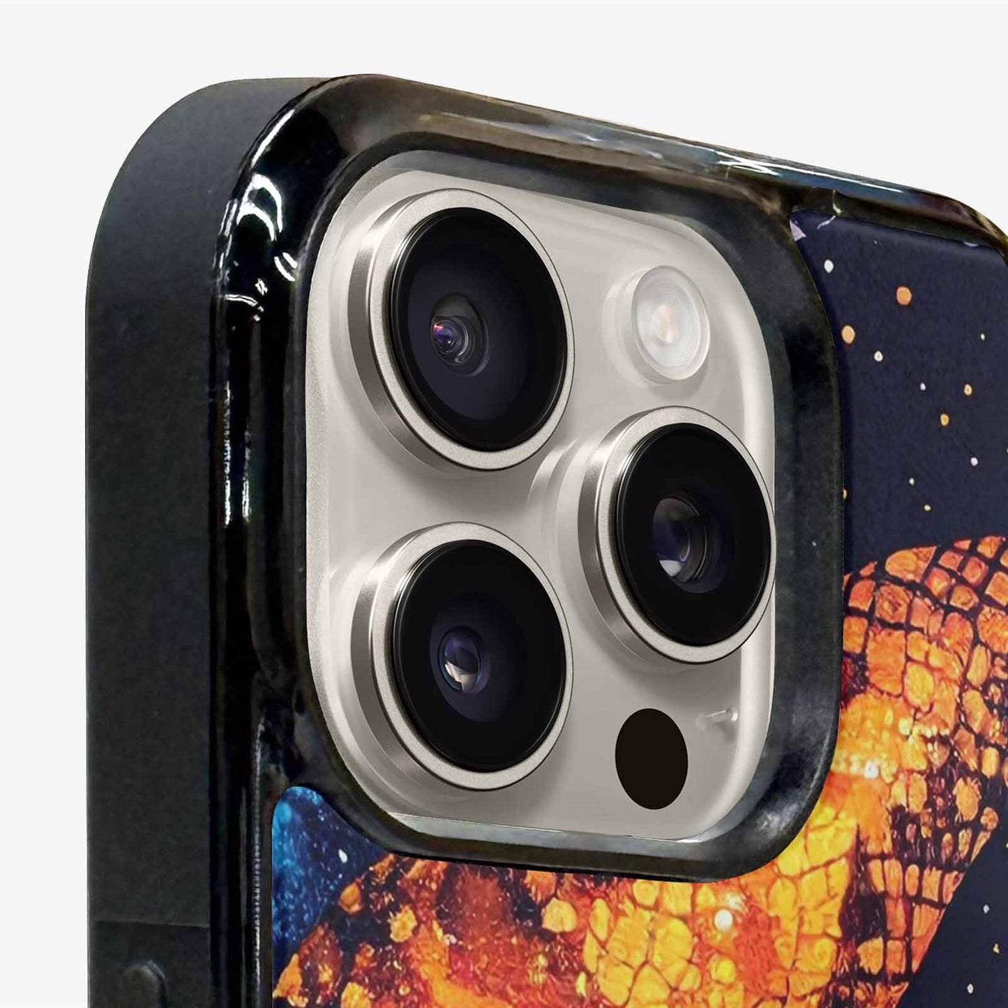 iPhone 16 Pro Case — Galaxy Snake Print Custom, Custom Phone Case