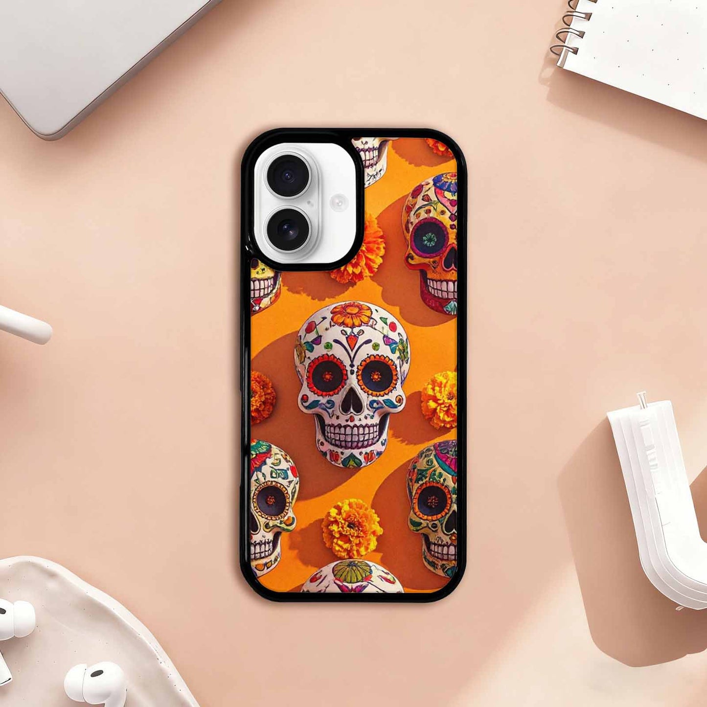 iPhone 17 Case — Skull Dark Art Gothic Print Gothic, Custom Art Phone Cover