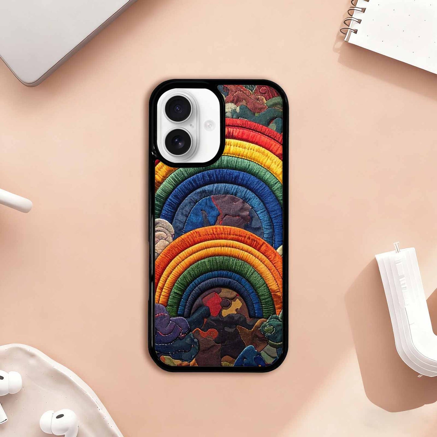 iPhone 17 Case — Vivid Camo Rainbow Camo, Custom Print Case Cover