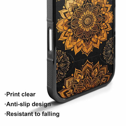 iPhone 17 Case — Small Mandala Pattern, Randomly Floral, Custom Made Phone Cover