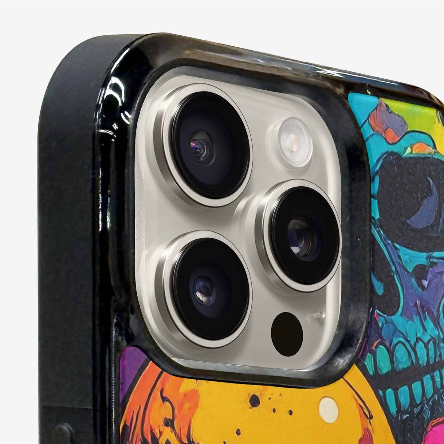 iPhone 15 Pro Max Case — 1000s Of Skulls Digital Camo Drip, Custom Designed Case Cover