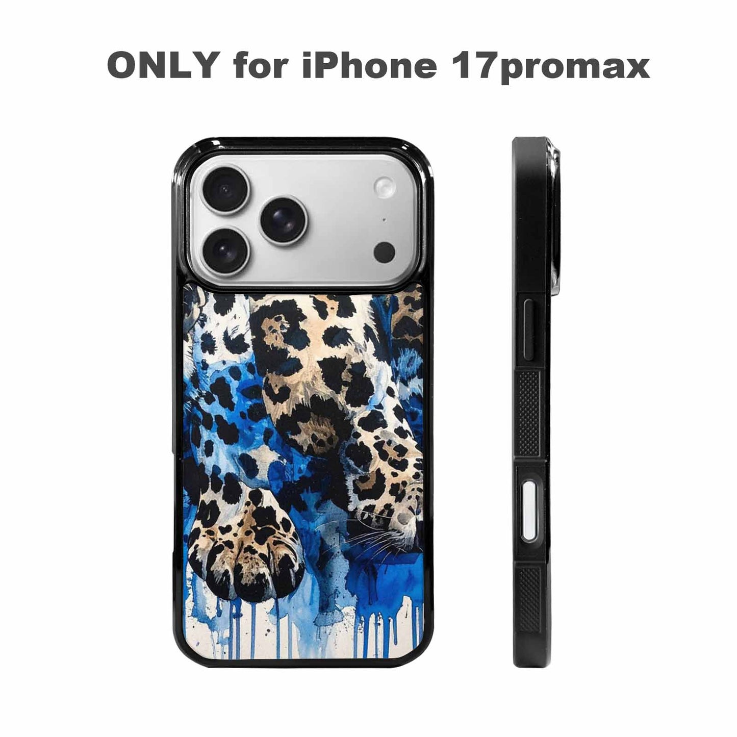iPhone 17 Pro Max Case — Animal Print Black &amp; Animal Print, Custom Made Phone Cover