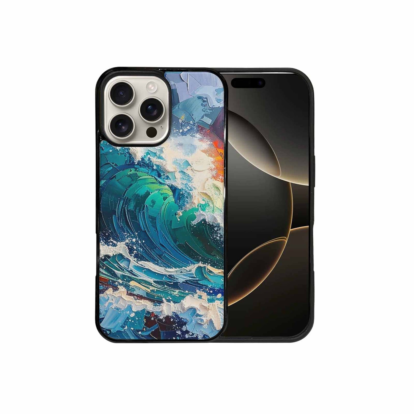 iPhone 16 Pro Max Case — Wave Crest Splash Wave Crest Splash, Original Design Phone Case