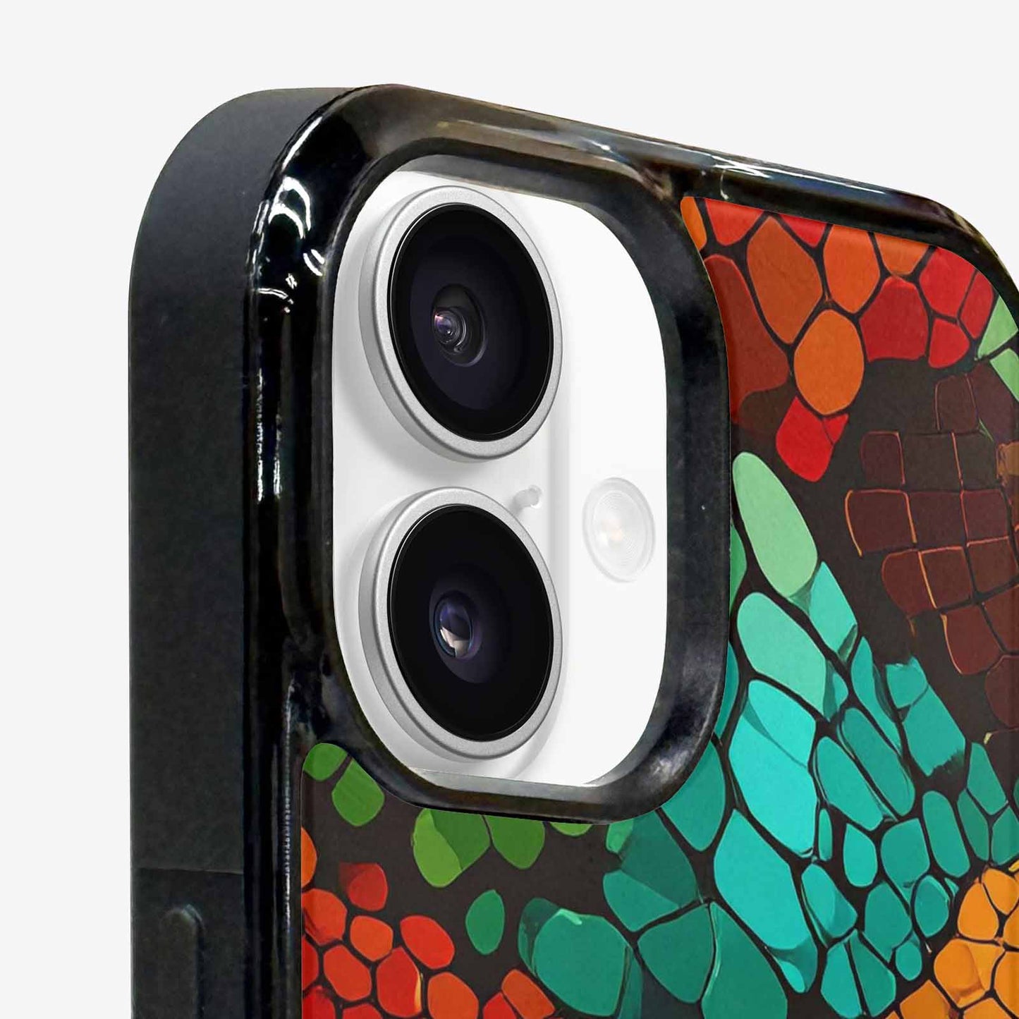 iPhone 16 Case — Dark Snake Print Custom, Unique Phone Case Design