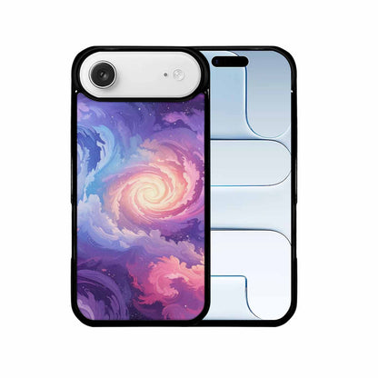 iPhone 17 Air Case — Seamless Repeating Pattern Of Overlapping Galaxy, Personalized Phone Case