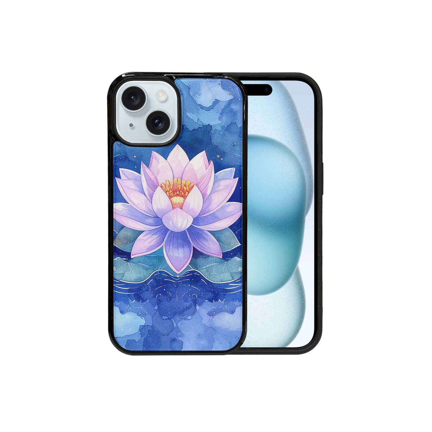 iPhone 15 Case — Water Lilies Impressionist, Original Design Phone Case