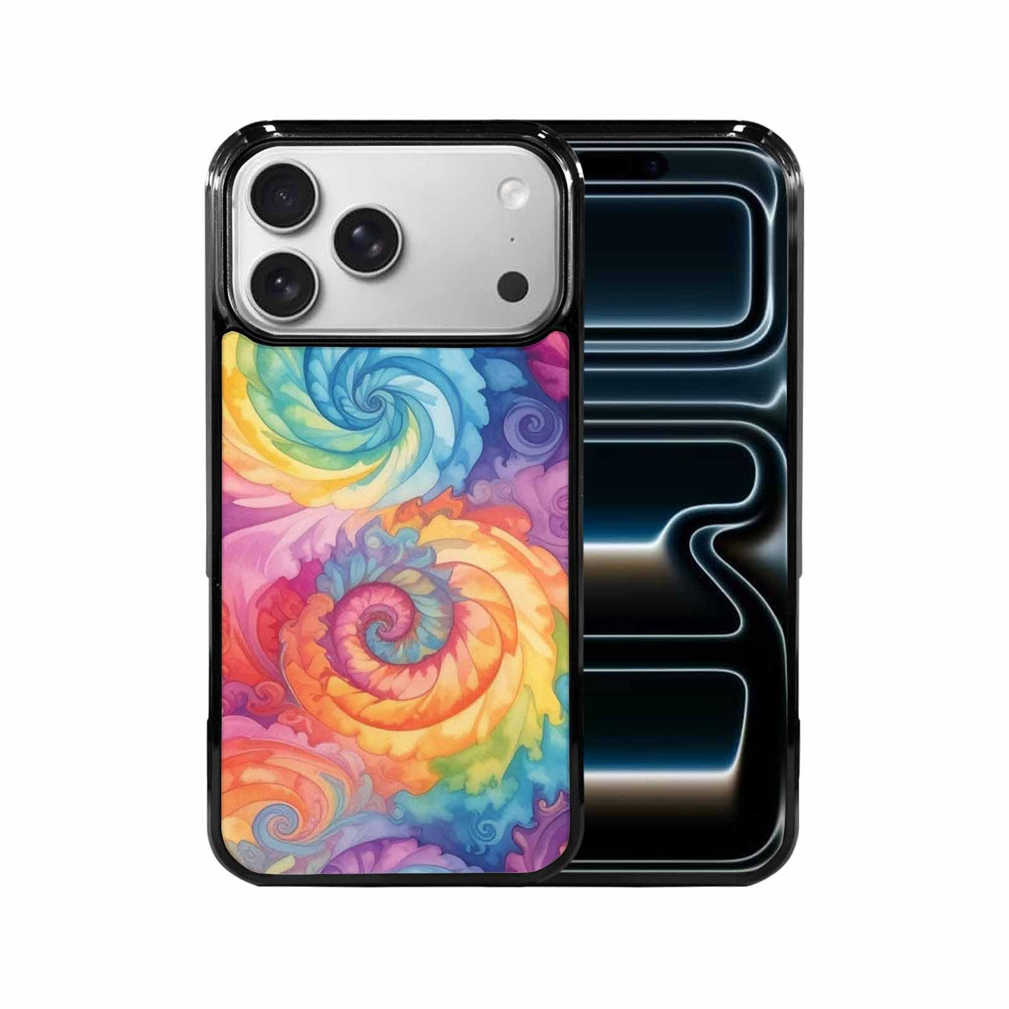 iPhone 17 Pro Max Case — Tie Dye Swirls Tie Dye, Personalized Phone Case