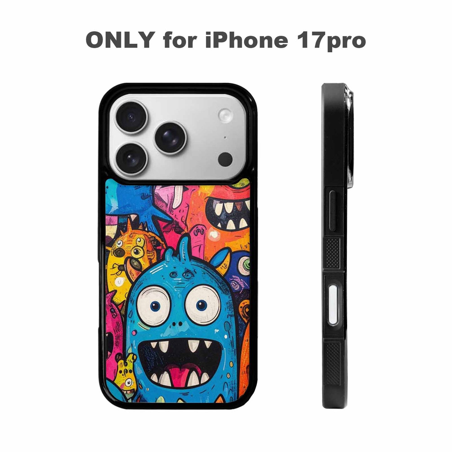 iPhone 17 Pro Case — Goofy Cartoon Monster Cartoon Cute, Custom Printed Phone Case