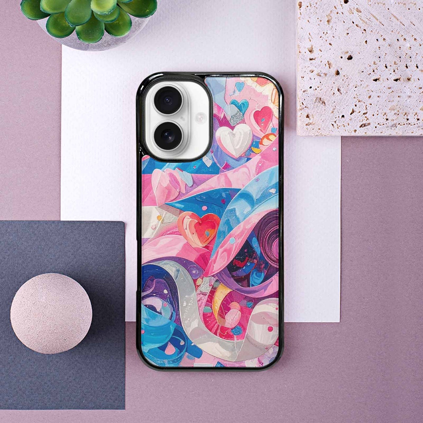 iPhone 16 Case — Transgender Pride Flag Trans Pride Flag, Personalized Phone Case