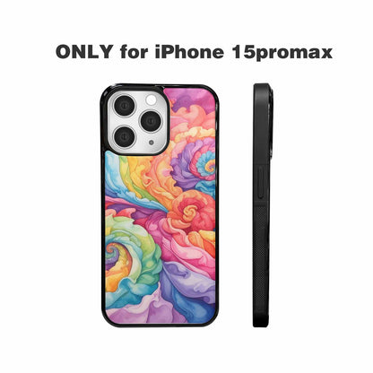 iPhone 15 Pro Max Case — Tie Dye Swirls Tie Dye Swirls, Custom Made Phone Cover