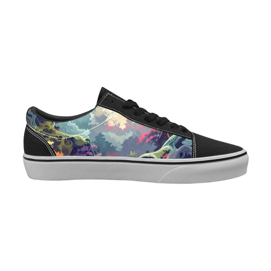 MEN'S Camo Design 1 Low Top Skateboarding Dreamcore Custom Sneakers