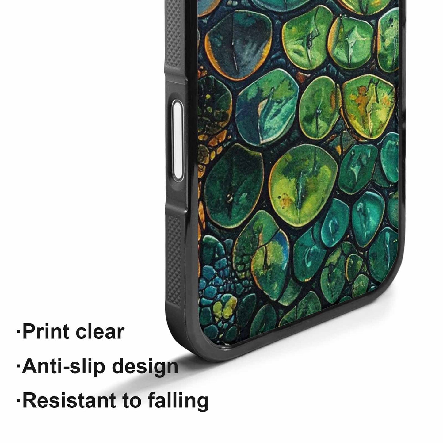 iPhone 17 Case — Small Snake Skin Reptile Original Art, Custom Designed Case Cover
