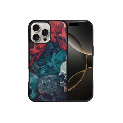 iPhone 16 Pro Max Case — Marble Skull Custom, Custom Printed Phone Case