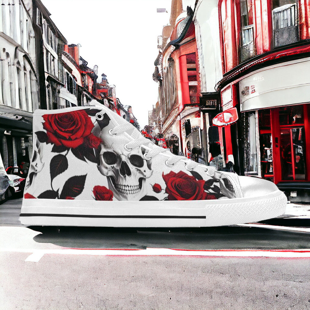 Skulls Roses Deluxe Women - Freaky Shoes®
