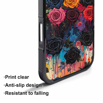 iPhone 17 Pro Case — Gothic Rose Gothic Roses Pattern Gothic, Customized Protective Case
